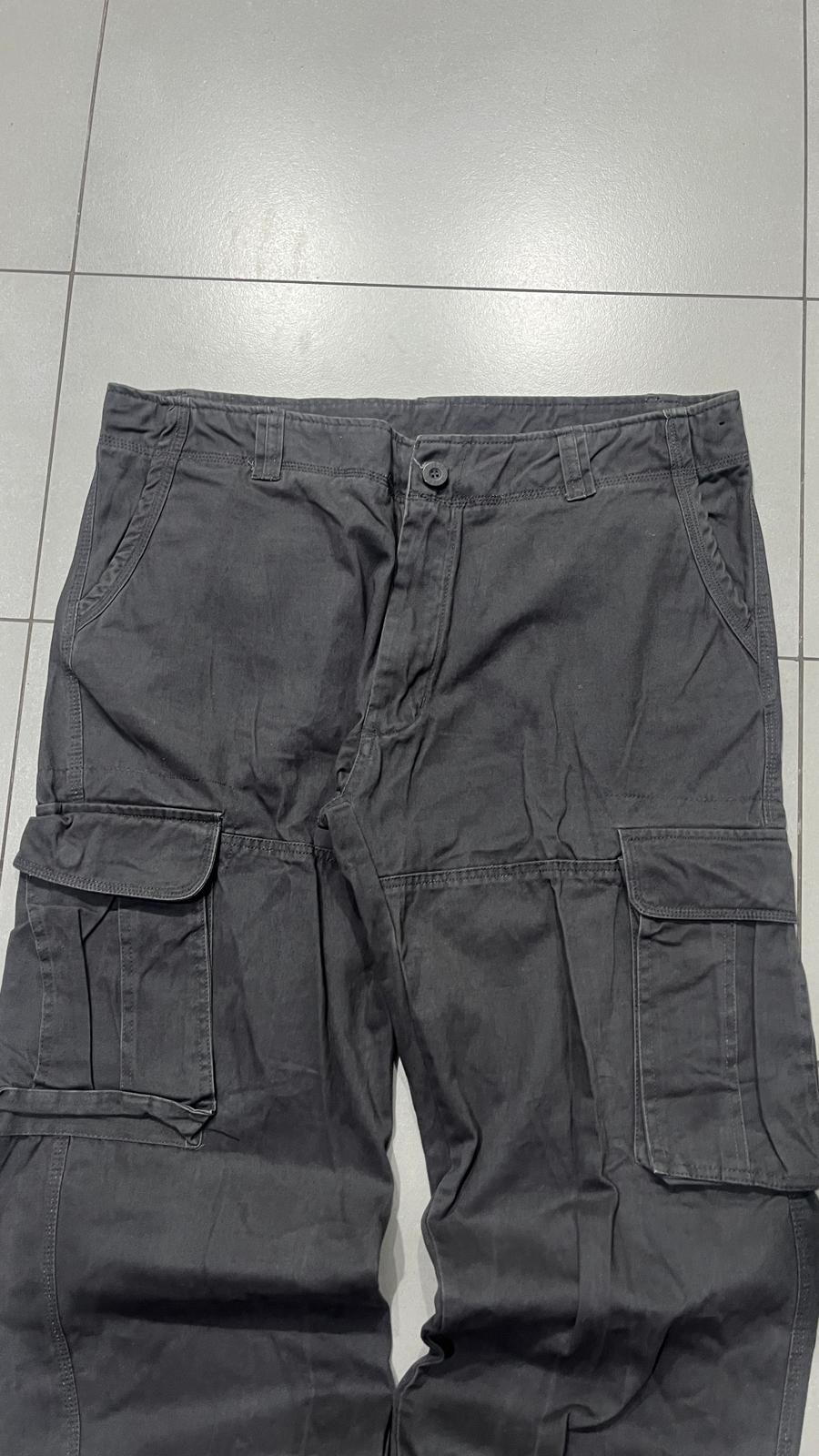 Baggy Cargo Pants Super Baggy Fit Gray Vintage Y2K (XXL)