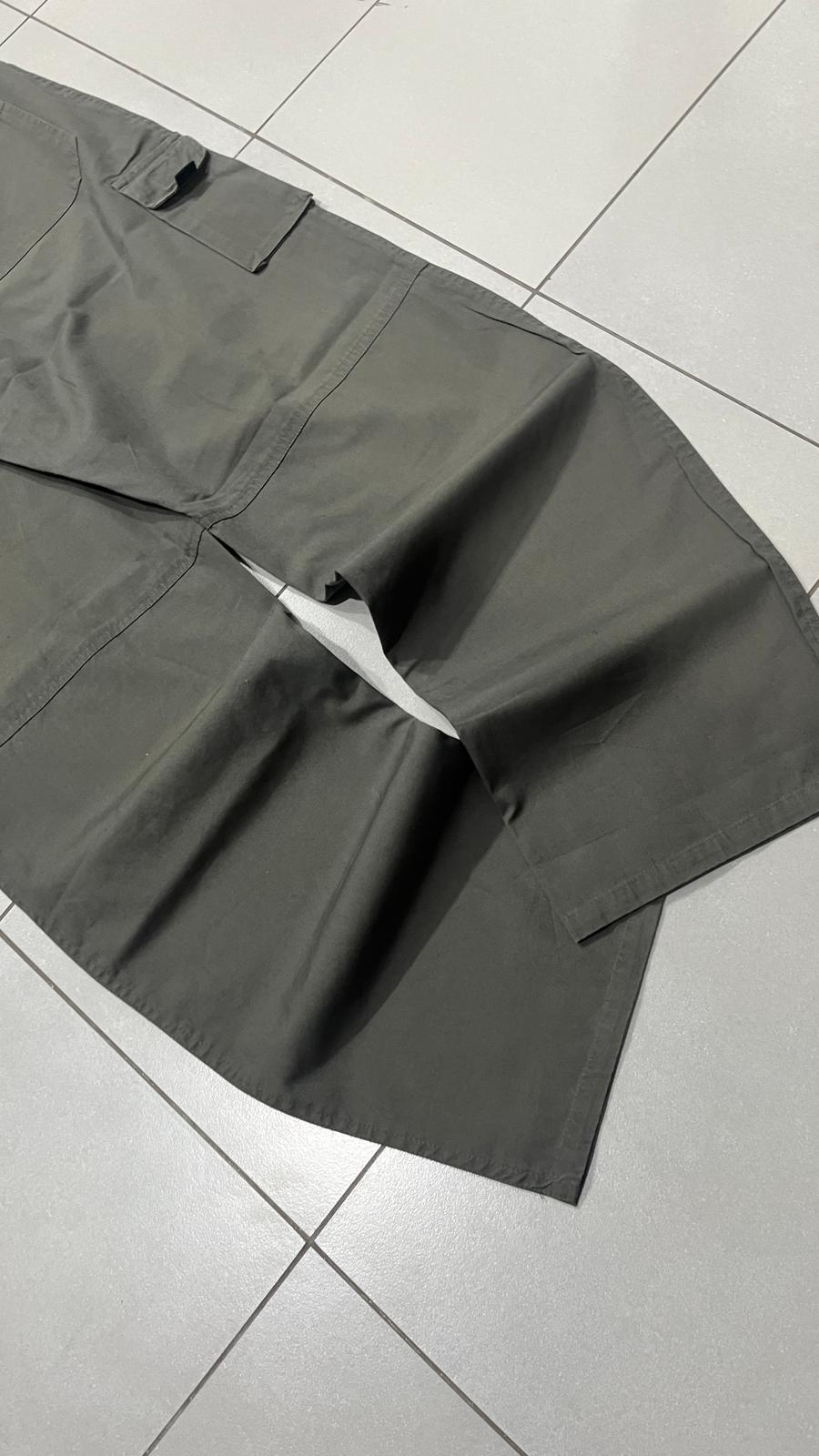 Pantalone Cargo Baggy Fit Verde Militare Vintage Y2K (XL)