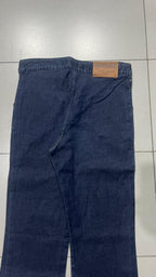 Denim Jeans Dark Blue Bootcut Fit Baggy (S)