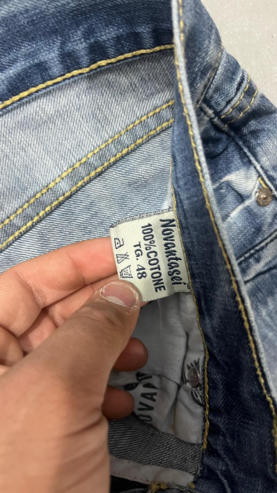 Denim Jeans Novantasei Straight Fit Light Blu Vintage Y2K (L)