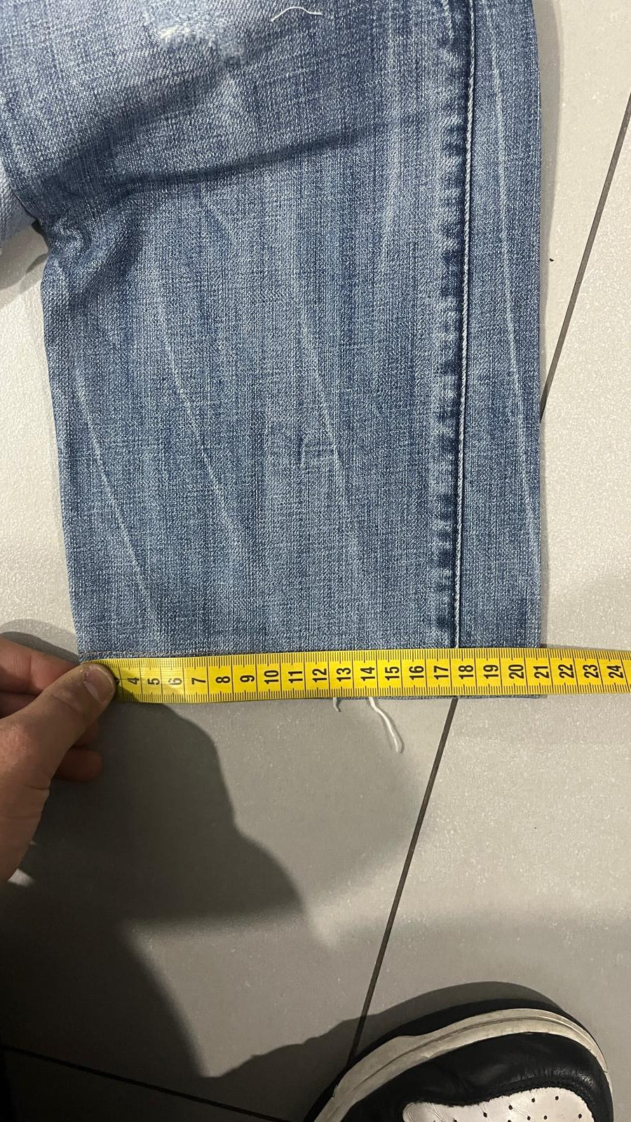 Denim Jeans Novantasei Straight Fit Light Blu Vintage Y2K (L)