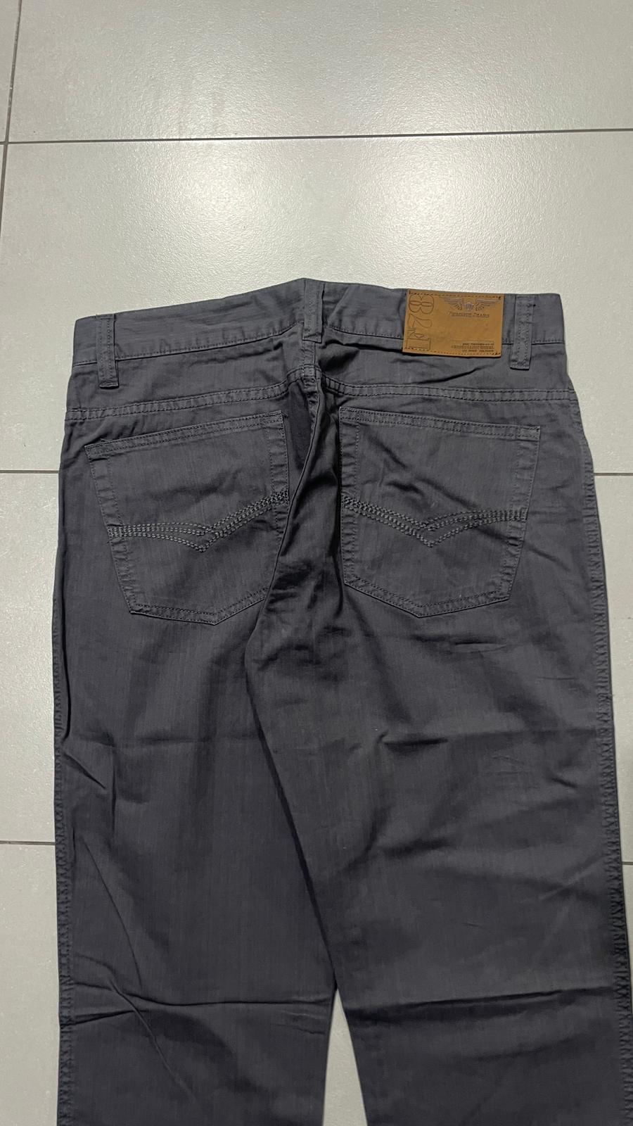 Gray Pants Straight Fit - Pantalone in Tessuto Leggero (M)