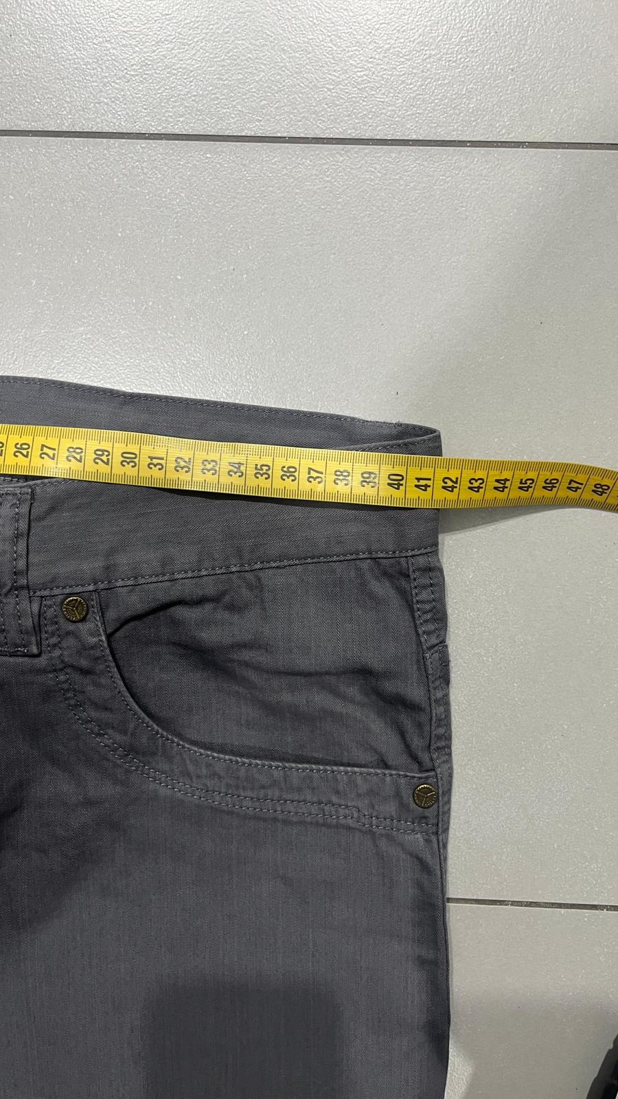 Gray Pants Straight Fit - Pantalone in Tessuto Leggero (M)