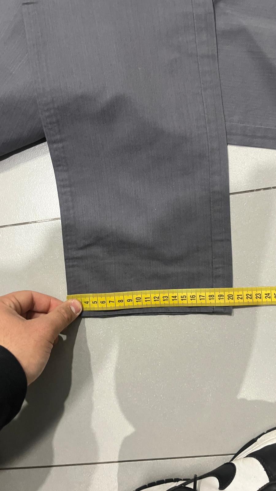 Gray Pants Straight Fit - Pantalone in Tessuto Leggero (M)