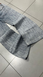 Denim Jeans Marble Flare Fit Y2K Vintage - Jeans Svasati (XS)