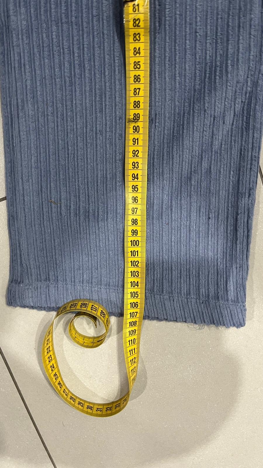 Silk Pants Baggy Fit Light Blue Vintage Y2K (L)