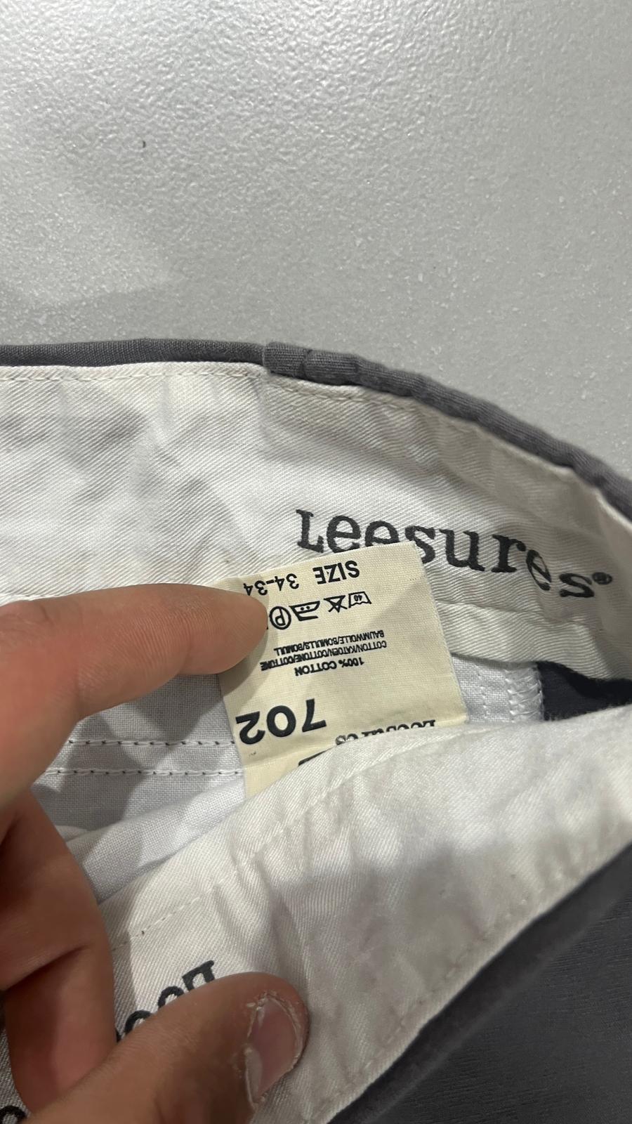 Lee Pants Baggy Fit Cotton Vintage Y2K Grey (L)