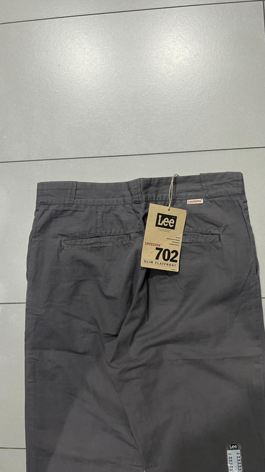 Lee Pants Baggy Fit Cotton Vintage Y2K Grey (L)
