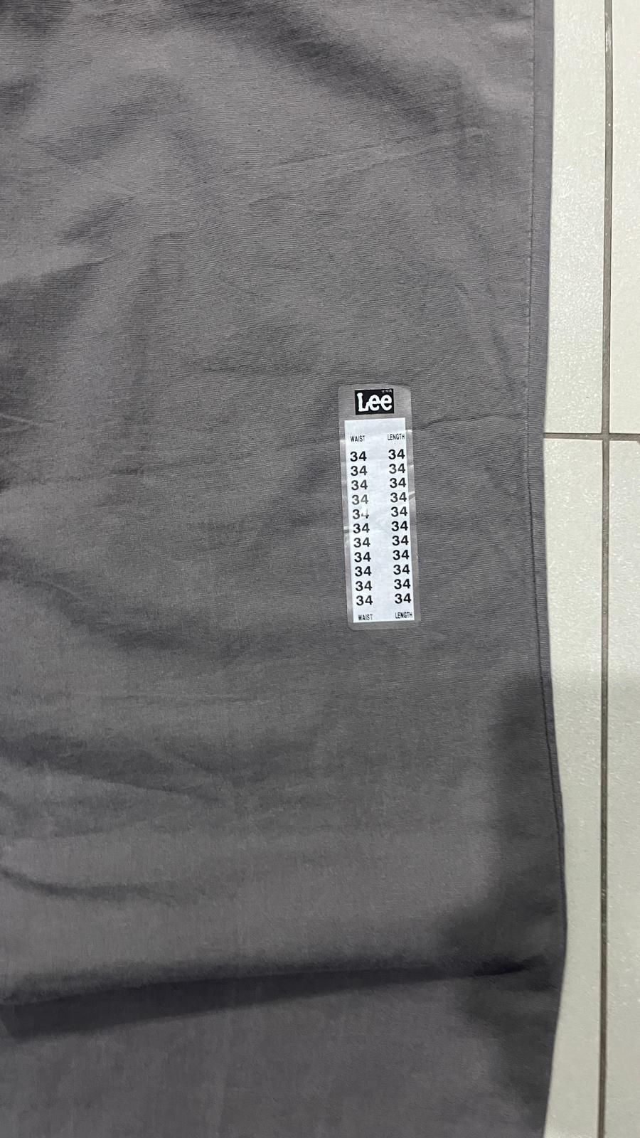 Lee Pants Baggy Fit Cotton Vintage Y2K Grey (L)