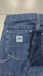 Denim Jeans Lee Carpenter Blu Baggy / Straight Fit (S)
