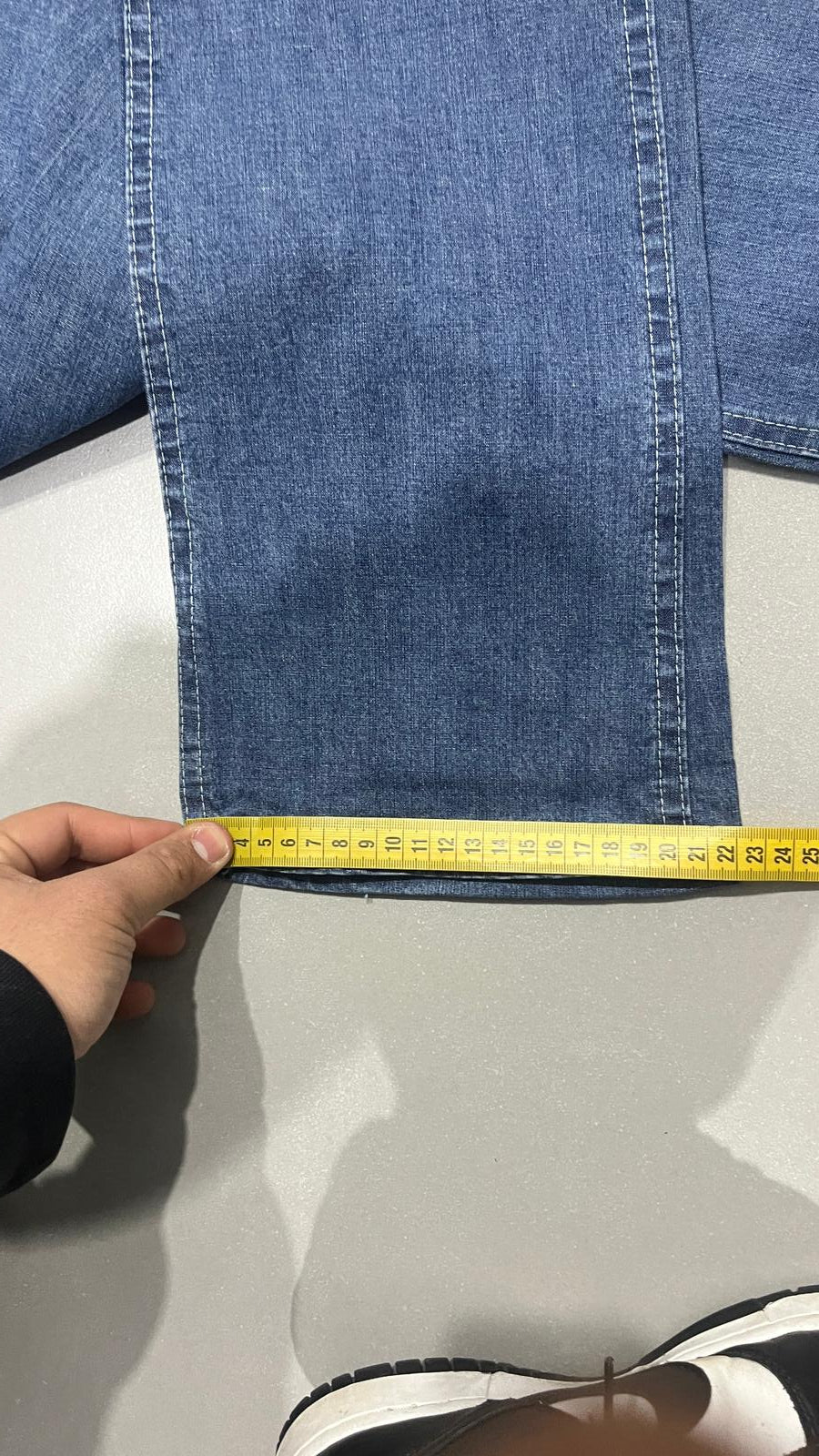 Denim Jeans Lee Carpenter Blu Baggy / Straight Fit (S)