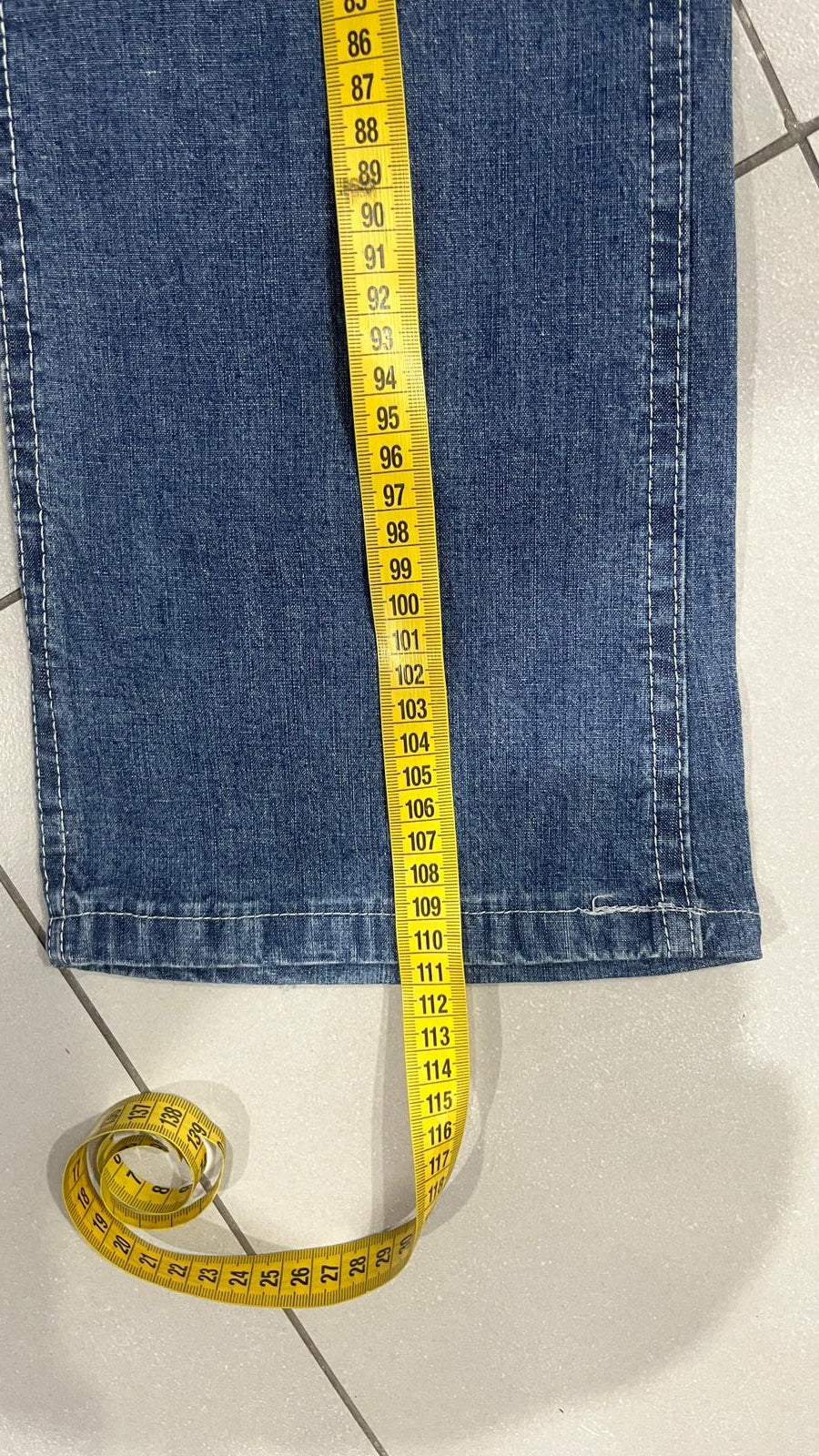 Denim Jeans Lee Carpenter Blu Baggy / Straight Fit (S)