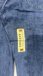 Denim Jeans Lee Carpenter Blu Baggy / Straight Fit (S)