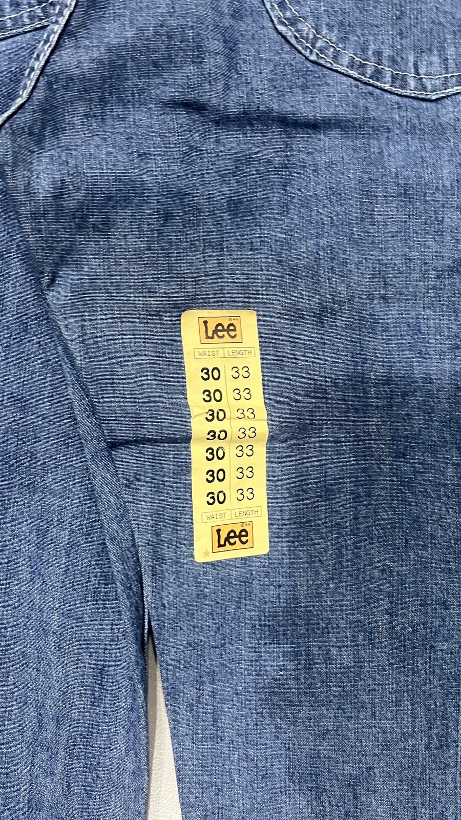Denim Jeans Lee Carpenter Blu Baggy / Straight Fit (S)