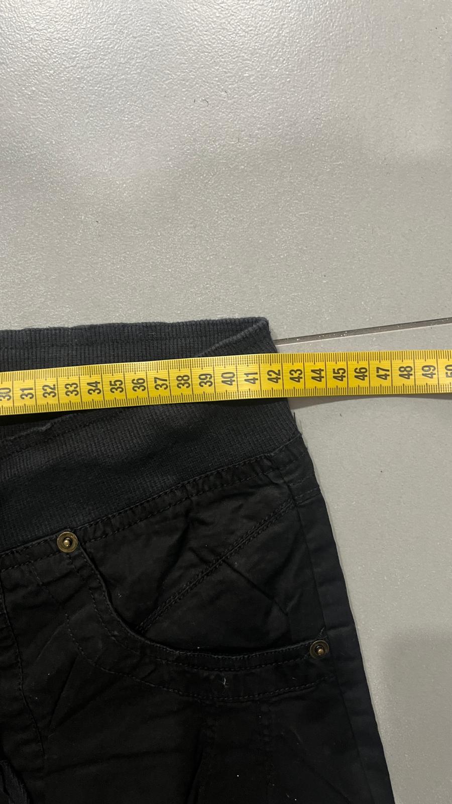 Baggy Pants Low Waist Baggy Fit Y2K Black (M) da Donna