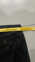 Baggy Pants Low Waist Baggy Fit Y2K Black (M) da Donna