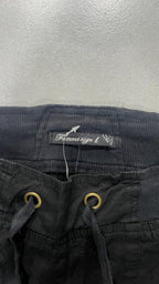 Baggy Pants Low Waist Baggy Fit Y2K Black (M) da Donna