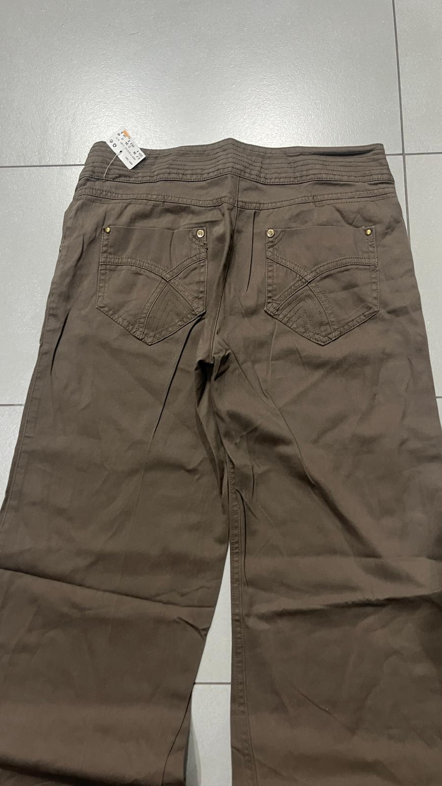 Pantaloni Baggy Fit Brown Super Bootcut Brown Vintage Y2K (XS)