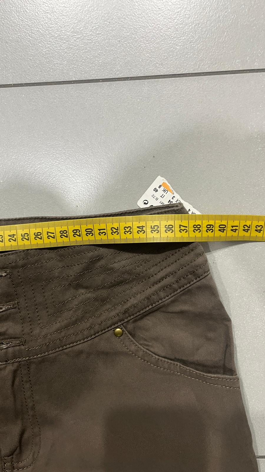 Pantaloni Baggy Fit Brown Super Bootcut Brown Vintage Y2K (XS)