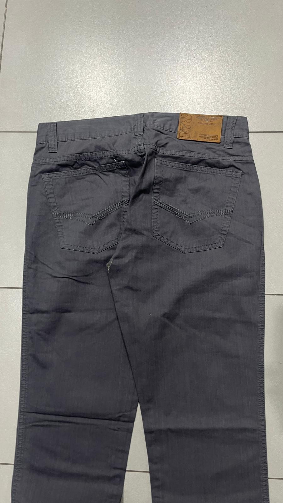 Gray Pants Straight Fit - Pantalone in Tessuto Leggero (M)