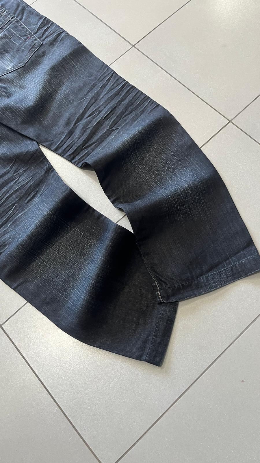 Denim Jeans Tommy Hilfiger Dark Blue Straight Fit Vintage Y2K (L)