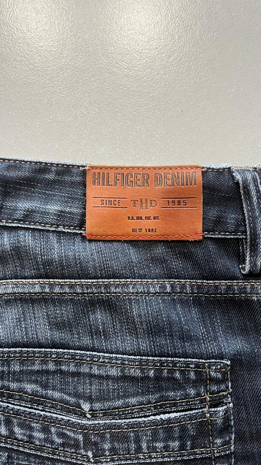 Denim Jeans Tommy Hilfiger Dark Blue Straight Fit Vintage Y2K (L)