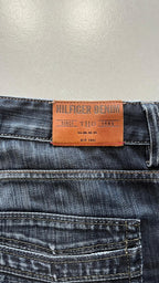 Denim Jeans Tommy Hilfiger Dark Blue Straight Fit Vintage Y2K (L)