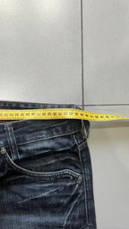 Denim Jeans Tommy Hilfiger Dark Blue Straight Fit Vintage Y2K (L)