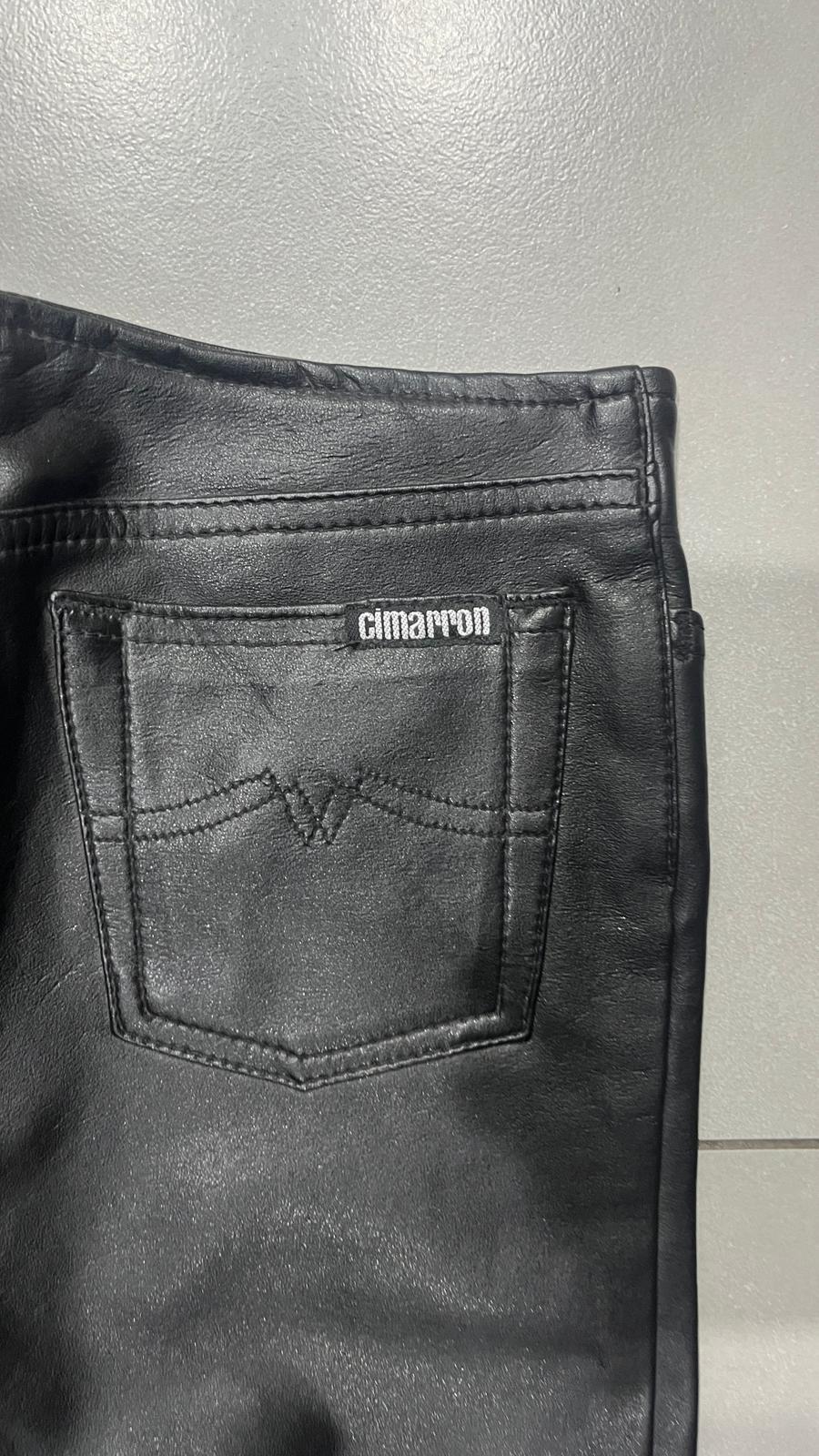 Real Leather Jeans - Pantaloni in Vera Pelle da Donna Bootcut Flare Fit (XS)