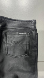 Real Leather Jeans - Pantaloni in Vera Pelle da Donna Bootcut Flare Fit (XS)