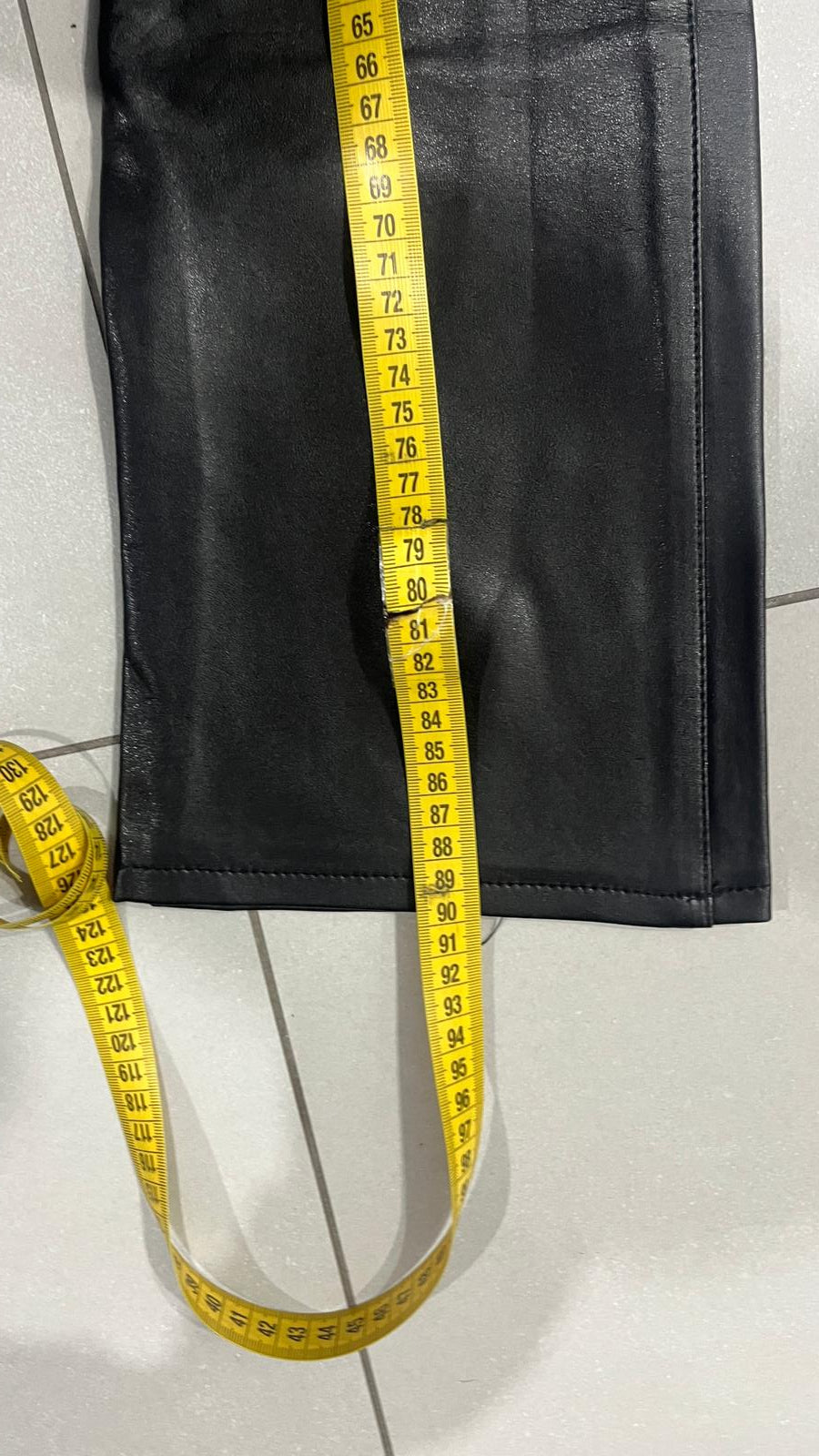 Real Leather Jeans - Pantaloni in Vera Pelle da Donna Bootcut Flare Fit (XS)
