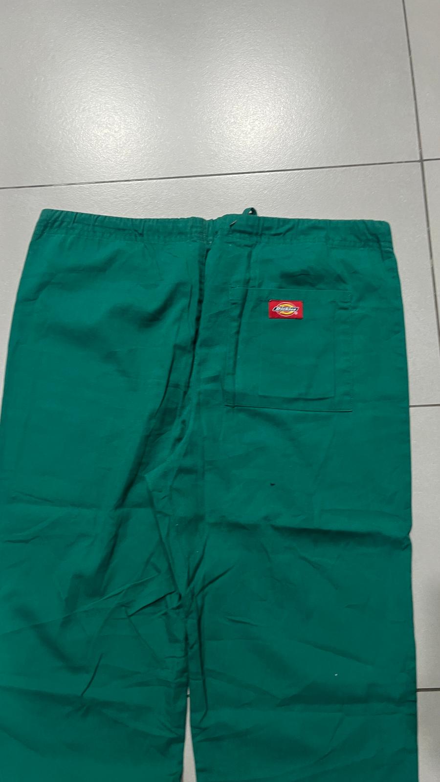 Cotton Pants Dickies Green (M) Straight Fit Vintage Y2K
