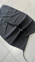 Pants Baggy Fit Black Vintage Y2K Cotton (XL)