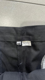 Pants Baggy Fit Black Vintage Y2K Cotton (XL)