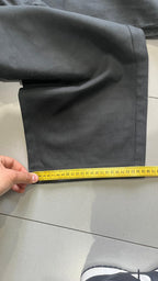 Pants Baggy Fit Black Vintage Y2K Cotton (XL)