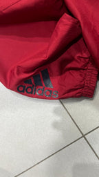 Adidas Track Jacket Rossa Uomo L Vintage Y2K Full Zip Sportiva Streetwear