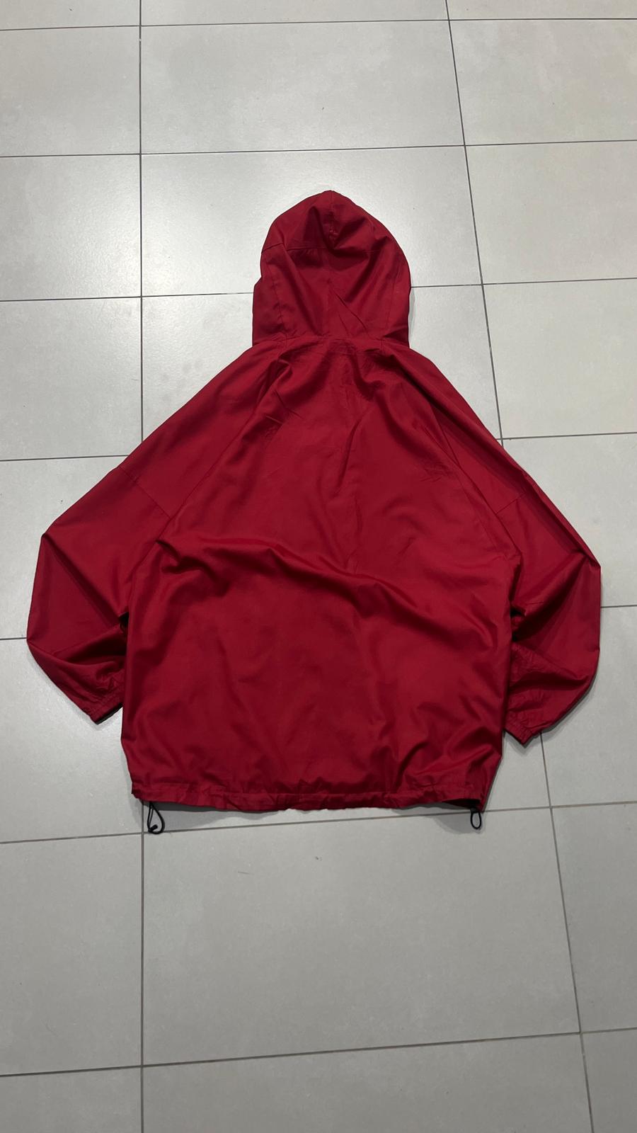 Adidas Track Jacket Rossa Uomo L Vintage Y2K Full Zip Sportiva Streetwear