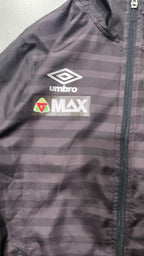 Umbro Track Jacket Marrone Vintage Uomo M/Y2K Zip Streetwear Retro