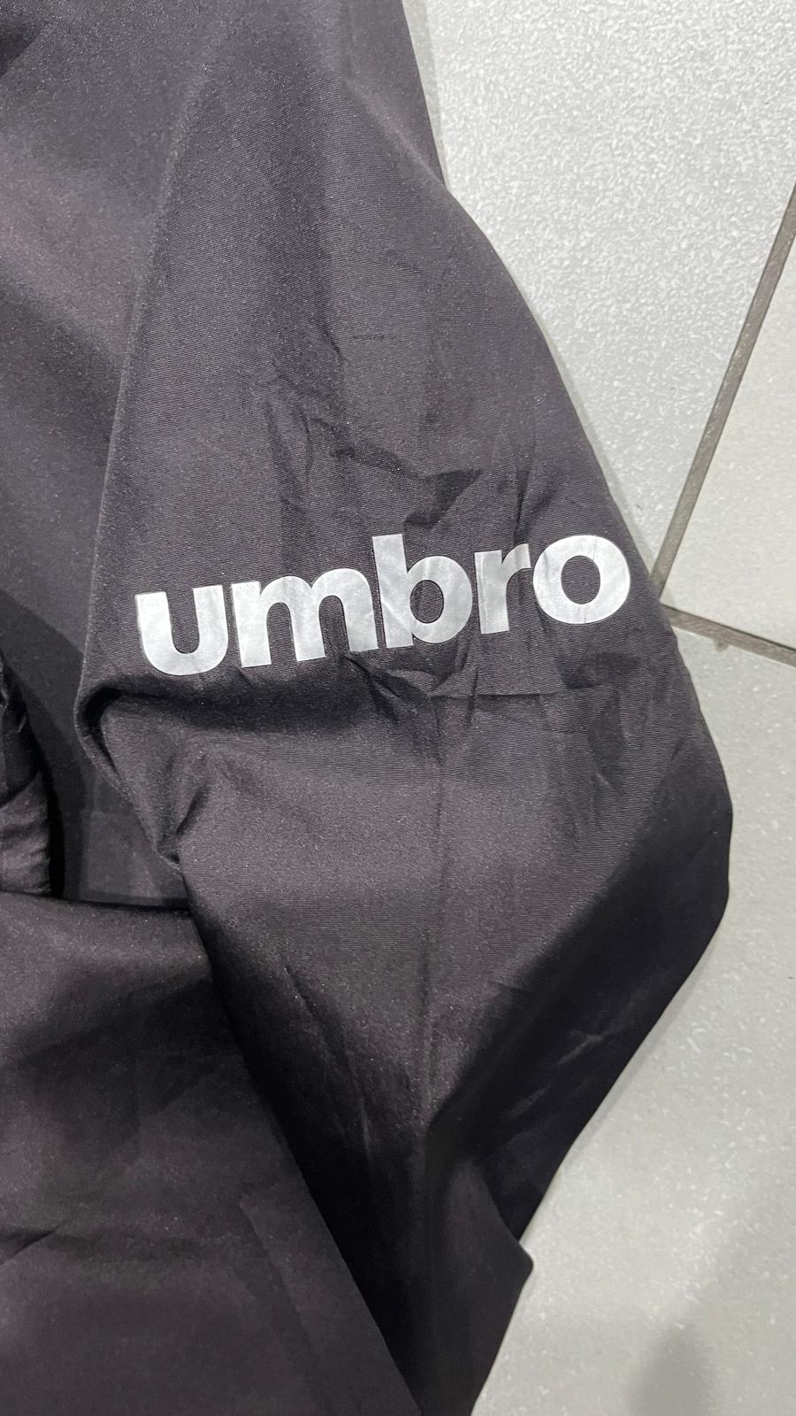 Umbro Track Jacket Marrone Vintage Uomo M/Y2K Zip Streetwear Retro