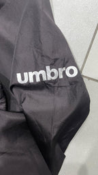 Umbro Track Jacket Marrone Vintage Uomo M/Y2K Zip Streetwear Retro