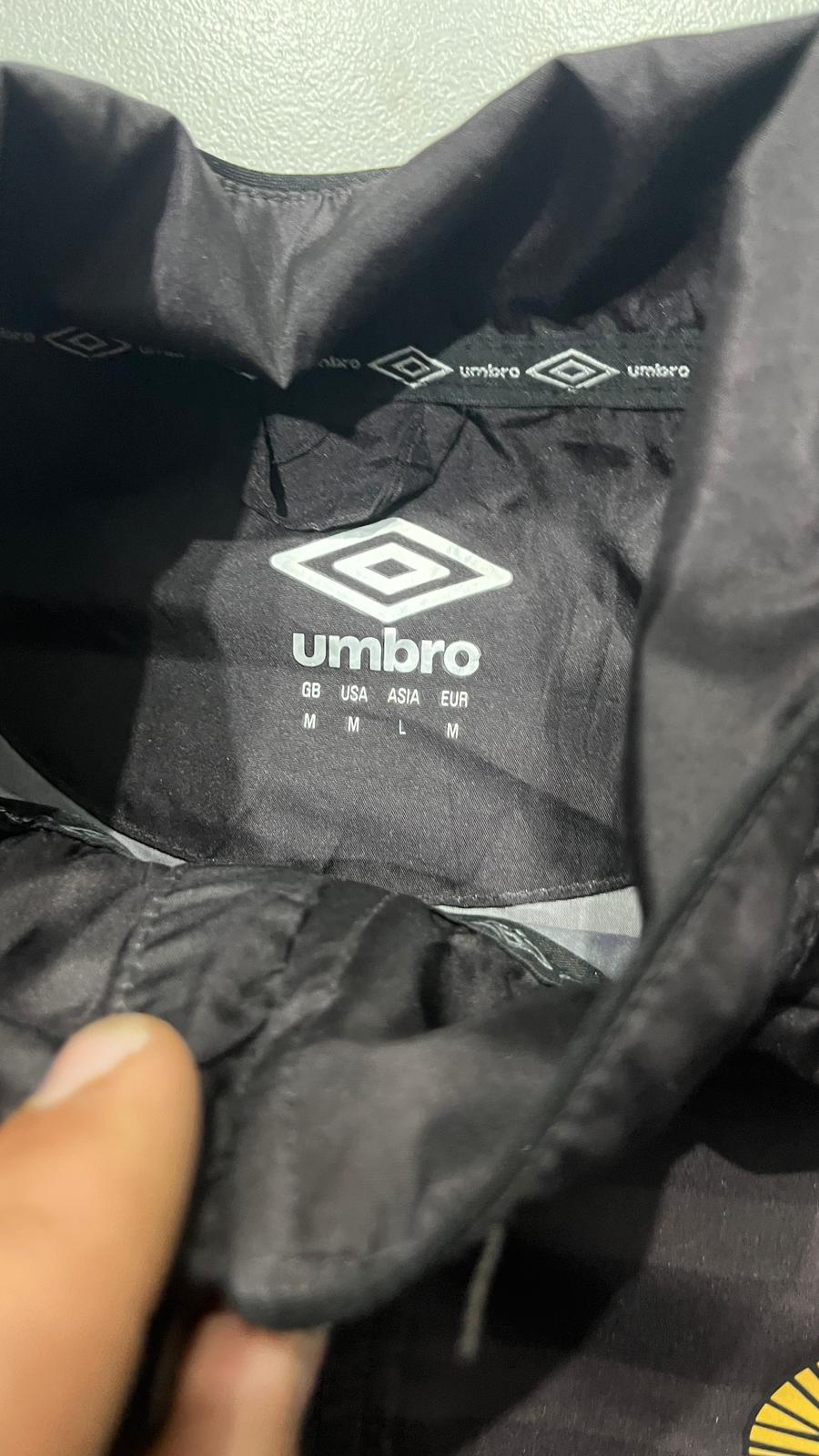 Umbro Track Jacket Marrone Vintage Uomo M/Y2K Zip Streetwear Retro
