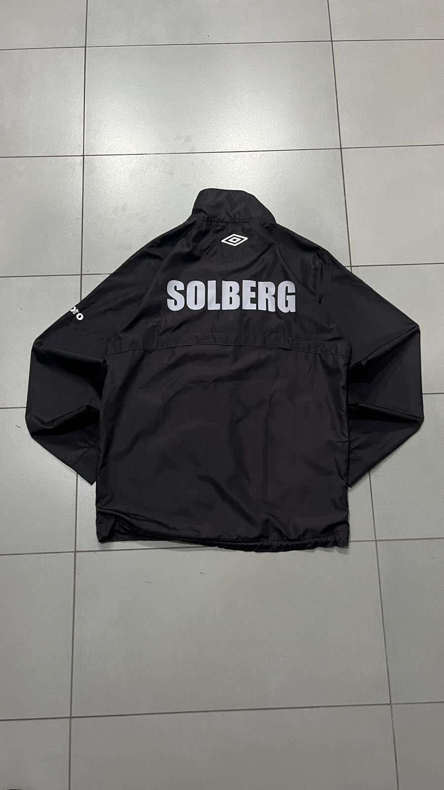 Umbro Track Jacket Marrone Vintage Uomo M/Y2K Zip Streetwear Retro