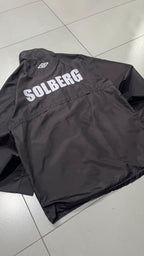 Umbro Track Jacket Marrone Vintage Uomo M/Y2K Zip Streetwear Retro
