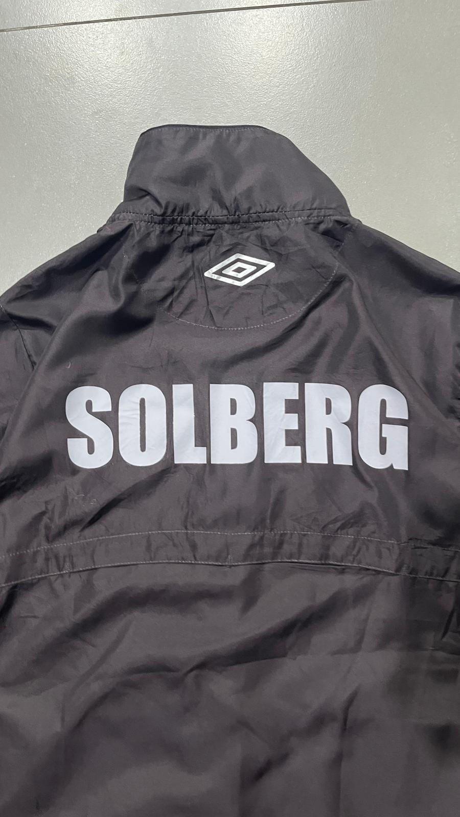 Umbro Track Jacket Marrone Vintage Uomo M/Y2K Zip Streetwear Retro