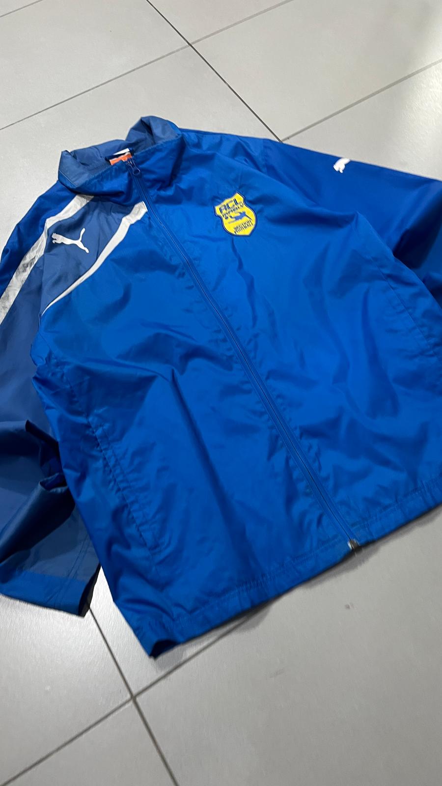 Puma Track Jacket Blu Uomo M Vintage Y2K Full Zip Streetwear Sportiva