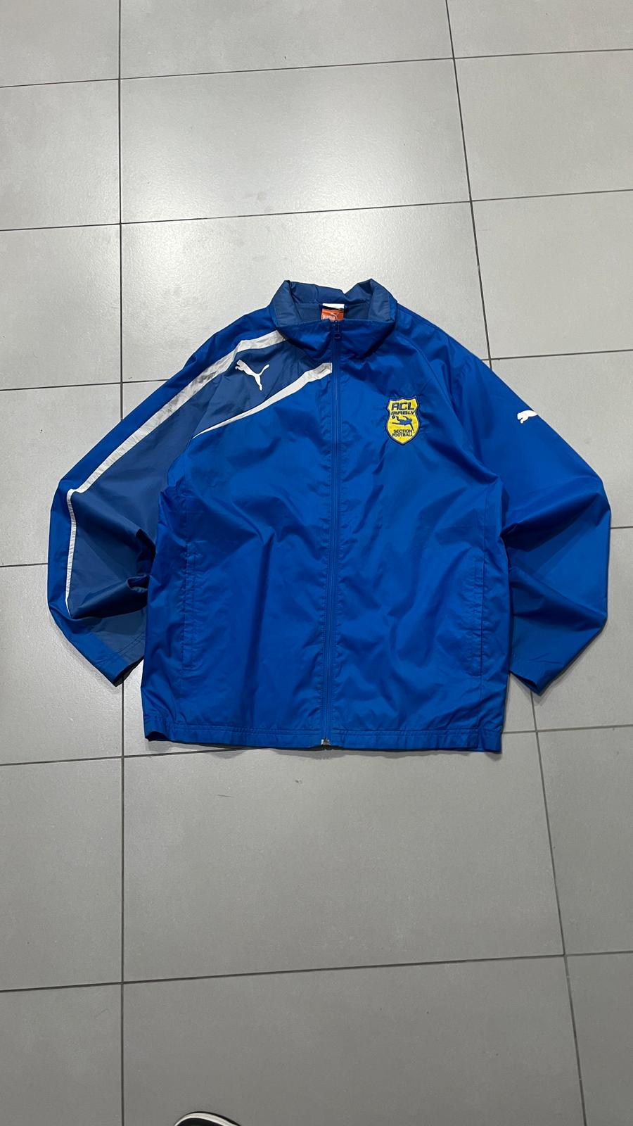 Puma Track Jacket Blu Uomo M Vintage Y2K Full Zip Streetwear Sportiva
