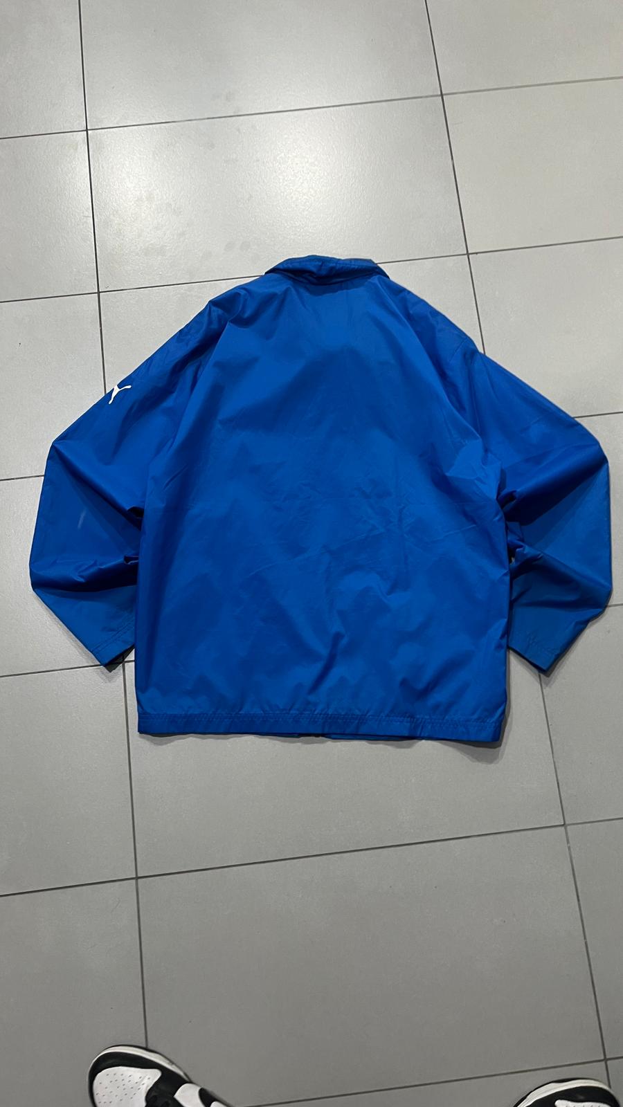 Puma Track Jacket Blu Uomo M Vintage Y2K Full Zip Streetwear Sportiva