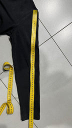 Top D&G Dolce & Gabbana nero maniche lunghe logo taglia M