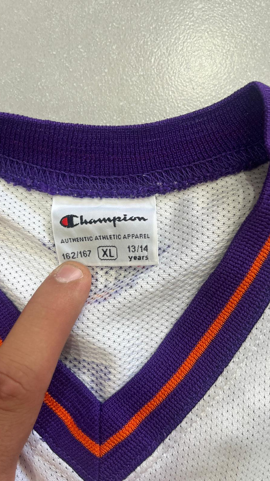 Canotta NBA Phoenix Suns O’Neal 32 Champion XL vintage
