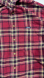 Camicia Chaps Ralph Lauren vintage tartan rossa oversize (L)